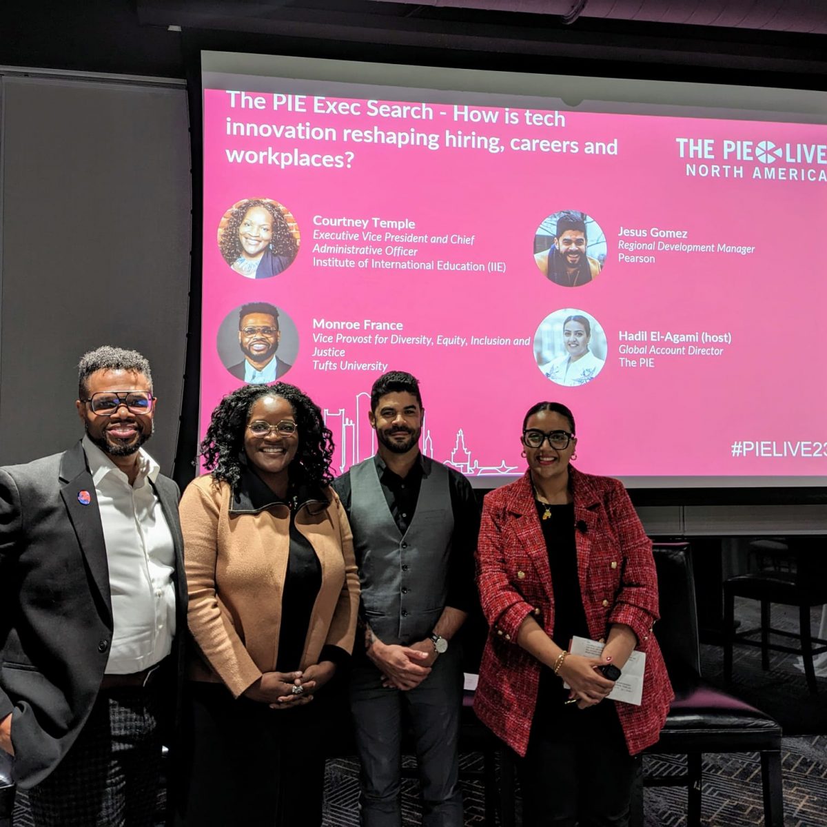 DEI panel at The PIE Live event